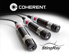 Лазерный диод Coherent® StingRay™ 1231491, рабочая длина волны: 640 нм, мощность: 5 мВт, Edmund Optics