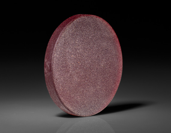 Светорассеиватель из цветного стекла, диапазон длин волн: 400-1500 нм, диаметр: 25.4 мм, без покрытия, SCHOTT RG645, Edmund Optics