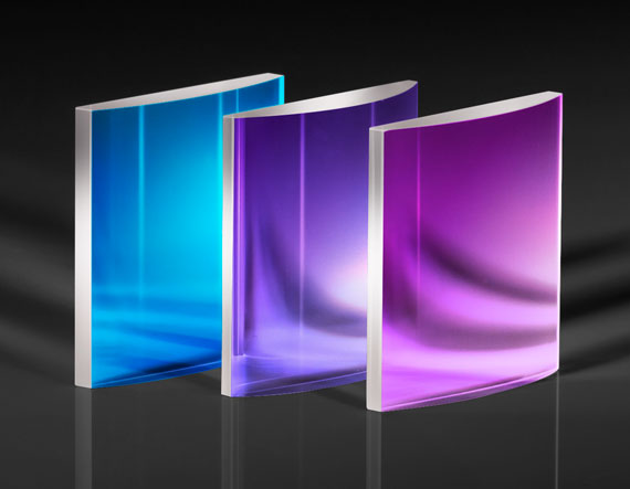 Плоско-вогнутая цилиндрическая линза для работы с Nd:YAG лазером, сторона: 25.4 мм, фокусное расстояние: 100 мм, покрытие для 355 нм, Edmund Optics