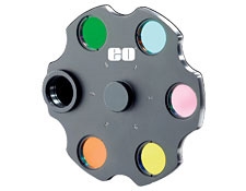 Колеса фильтров с предустановленной оптикой