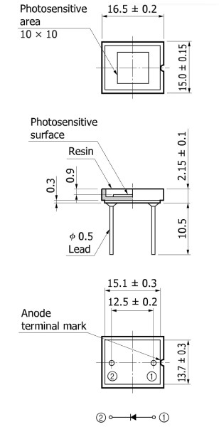 Габаритные размеры (единица измерения: мм)