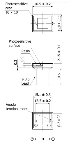 Габаритные размеры (единица измерения: мм)