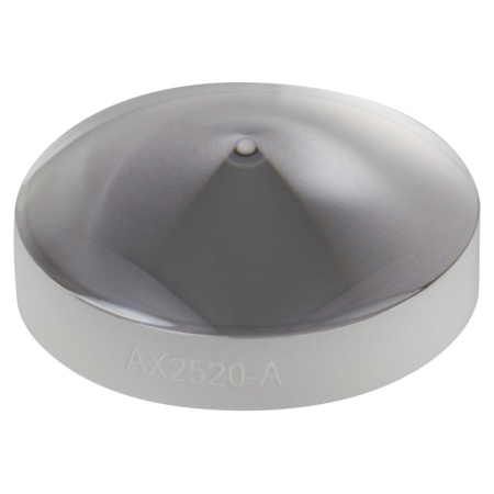 AX2520-A - Аксикон, угол при основании 20.0°, просветляющее покрытие: 350 - 700 нм, кварцевое стекло, диаметр Ø25.4 мм (Ø1"), Thorlabs