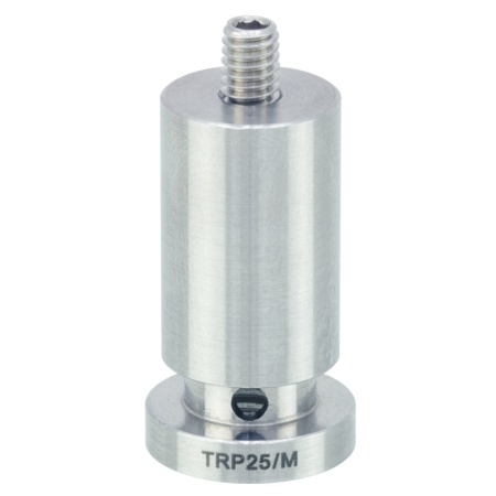 TRP25/M - Стержень с основанием для крепления прижимом, диаметр: 12 мм, винт: M4, нижнее отверстие с резьбой: M6, длина: 25.0 мм, Thorlabs