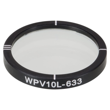 WPV10L-633 - Вихревая фазовая пластинка  λ/2 нулевого порядка, Ø1", m = 1, центральная длина волны: 633 нм, Thorlabs