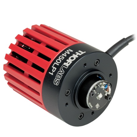 M450LP1 - Светодиод с теплоотводом, синий свет (450 нм), макс. ток 2000 мА, мин. мощность излучения 1850 мВт, Thorlabs