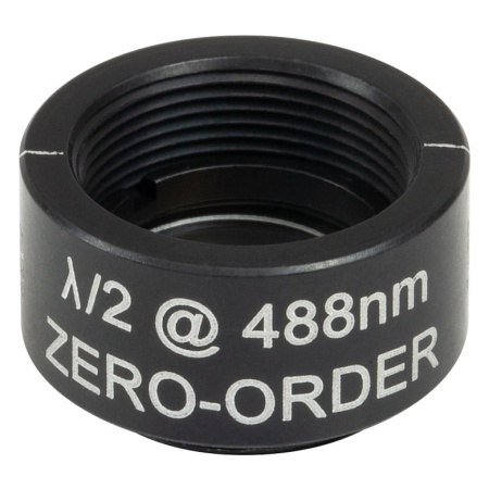 WPHSM05-488 - Полуволновая пластинка нулевого порядка, Ø1/2", резьба оправы: SM05, рабочая длина волны: 488 нм, Thorlabs