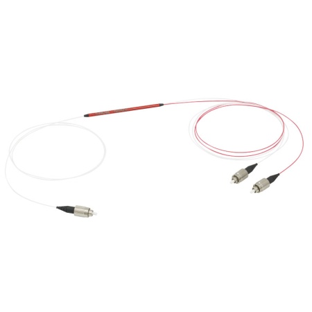 TM50R3F1A - Оптоволоконный разветвитель 1x2, многомодовые волокна, ступенчатый профиль показателя преломления, сердцевина: Ø50 мкм, 0.22 NA, рабочий диапазон: 400 - 900 нм, деление сигнала: 75:25, FC/PC разъемы, Thorlabs TM50R3F1A - Оптоволоконный разветвитель 1x2, многомодовые волокна, ступенчатый профиль показателя преломления, сердцевина: Ø50 мкм, 0.22 NA, рабочий диапазон: 400 - 900 нм, деление сигнала: 75:25, FC/PC разъемы, Thorlabs