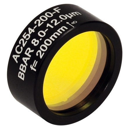 AC254-200-F - ZnSe-ZnS ахроматический дублет с воздушной прослойкой, просветляющее покрытие: 8-12 мкм, фокусное расстояние 200 мм, просветляющее покрытие: 8-12 мкм, Thorlabs