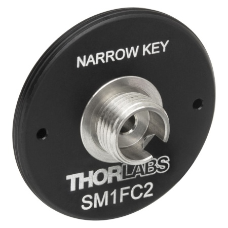 SM1FC2 - Адаптер для оптоволокна с разъемом FC/APC, внутренняя резьба SM1 (1.035"-40), боковой паз (2.0 мм), Thorlabs SM1FC2 - Адаптер для оптоволокна с разъемом FC/APC, внутренняя резьба SM1 (1.035"-40), боковой паз (2.0 мм), Thorlabs