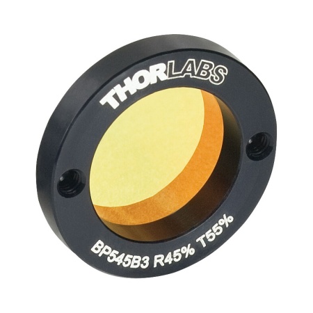 BP545B3 - Пленочный светоделитель, Ø1/2", с покрытием, деление 45:55 (отражение:пропускание), для 1-2 мкм, Thorlabs