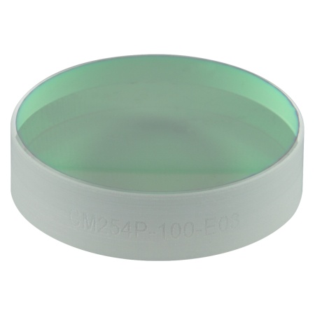 CM254P-100-E03 - Диэлектрическое вогнутое зеркало с полированной задней стороной, Ø1", отражение: 750 - 1100 нм, фокусное расстояние: 100 мм, Thorlabs