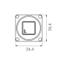 Snapshot гиперспектральная камера MX022HG-IM-SM5X5-NIR2-FL, 665–960 нм, 2,2 Мп, 338 кадр/с