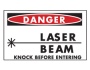 Предупреждающие знаки для работы с лазером в лаборатории
