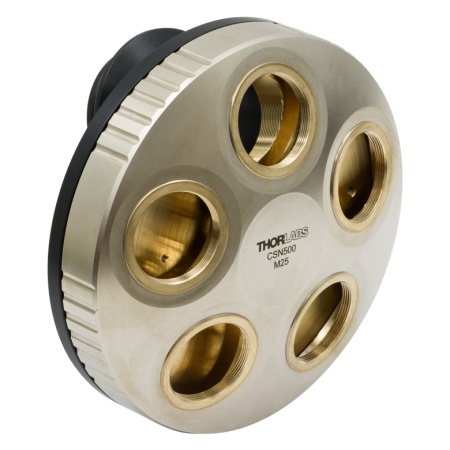 CSN500 - Револьверная головка микроскопа на 5 объективов, M25 x 0.75 резьба, Thorlabs CSN500 - Револьверная головка микроскопа на 5 объективов, M25 x 0.75 резьба, Thorlabs