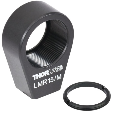 LMR15/M - Держатель для линз Ø15 мм со стопорным кольцом, крепление: M4, Thorlabs