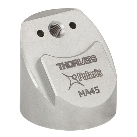 POLARIS-MA45 - Адаптер для крепления держателей Polaris Ø1" под углом 45°, крепления: M4 и M6, Thorlabs POLARIS-MA45 - Адаптер для крепления держателей Polaris Ø1" под углом 45°, крепления: M4 и M6, Thorlabs
