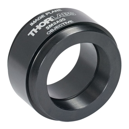 SM2A20 - Переходник с внешней резьбой SM2 и внутренней резьбой M38 x 0.5, Thorlabs SM2A20 - Переходник с внешней резьбой SM2 и внутренней резьбой M38 x 0.5, Thorlabs