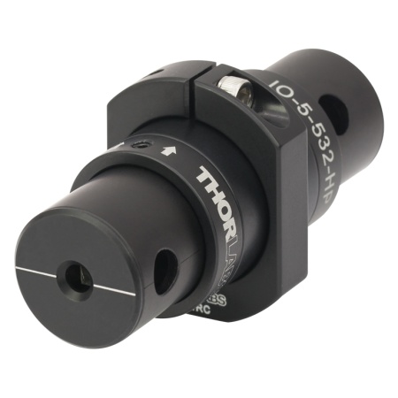 IO-5-532-HP - Оптический изолятор, макc. диаметр пучка: Ø4.7 мм, центральная длина волны: 532 нм, макс. мощность излучения: 40 Вт (сумма прямого и обратного направлений), Thorlabs