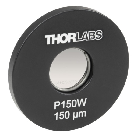 P150W - Точечная диафрагма в оправе Ø1", диаметр отверстия: 150 ± 6 мкм, Thorlabs P150W - Точечная диафрагма в оправе Ø1", диаметр отверстия: 150 ± 6 мкм, Thorlabs