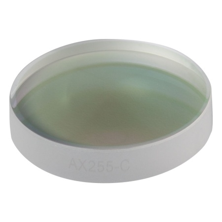 AX255-C - Аксикон, угол при основании 5.0°, просветляющее покрытие: 1050 - 1700 нм, кварцевое стекло, диаметр Ø25.4 мм (Ø1"), Thorlabs
