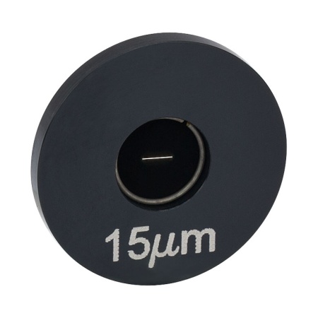 S15RD - Оптическая щель в оправе Ø1", ширина: 15 ± 1.5 мкм, длина: 3 мм, Thorlabs S15RD - Оптическая щель в оправе Ø1", ширина: 15 ± 1.5 мкм, длина: 3 мм, Thorlabs