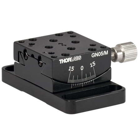 GN05/M - Компактный гониометр, расстояние до точки вращения: 12.7 мм, вращение: ±15º, метрическая резьба, Thorlabs GN05/M - Компактный гониометр, расстояние до точки вращения: 12.7 мм, вращение: ±15º, метрическая резьба, Thorlabs