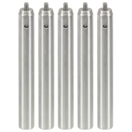 TR100/M-P5 - Стержни для держателей оптики, Ø12.7 мм, сталь, винт с резьбой M4, резьбовое отверстие M6, высота 100 мм, 5 шт., Thorlabs