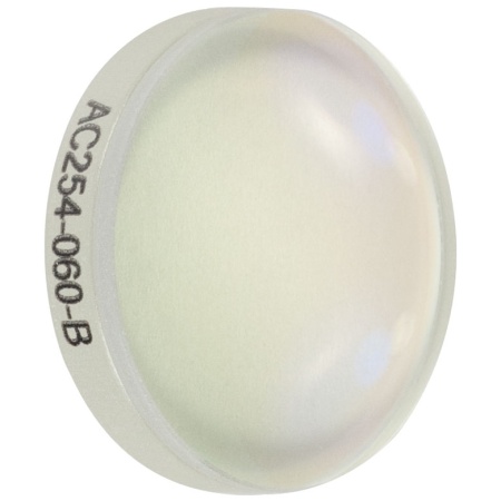 AC254-060-B - Ахроматический дублет, фокусное расстояние: 60.0 мм, Ø1", просветляющее покрытие: 650 - 1050 нм, Thorlabs AC254-060-B - Ахроматический дублет, фокусное расстояние: 60.0 мм, Ø1", просветляющее покрытие: 650 - 1050 нм, Thorlabs