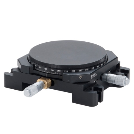 OCT-XYR1 - Двухосный транслятор с платформой, расстояние перемещения вдоль осей 1/2", поворот платформы 360°, дюймовая резьба, Thorlabs OCT-XYR1 - Двухосный транслятор с платформой, расстояние перемещения вдоль осей 1/2", поворот платформы 360°, дюймовая резьба, Thorlabs