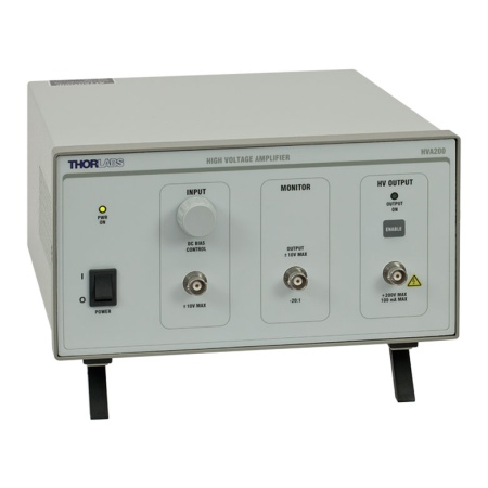 HVA200 - Высоковольтный усилитель, биполярное выходное напряжение: 20:1, напряжение: +/-200 В, Thorlabs HVA200 - Высоковольтный усилитель, биполярное выходное напряжение: 20:1, напряжение: +/-200 В, Thorlabs