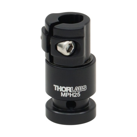 MPH25 - Держатель стержней с гибким зажимом для фиксации стержней и основанием для крепления прижимом, высота: 25 мм (0.98"), Thorlabs MPH25 - Держатель стержней с гибким зажимом для фиксации стержней и основанием для крепления прижимом, высота: 25 мм (0.98"), Thorlabs