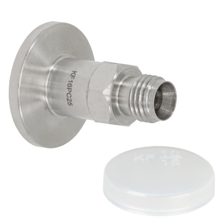 KF16PC25 - Адаптер: KF16 фланец - фитинг с двойными уплотняющими втулками, для труб с внешним диаметром: Ø1/4", Thorlabs KF16PC25 - Адаптер: KF16 фланец - фитинг с двойными уплотняющими втулками, для труб с внешним диаметром: Ø1/4", Thorlabs