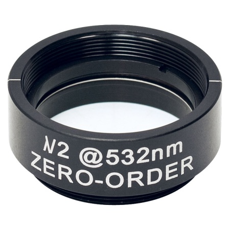 WPH10M-532 - Полуволновая пластинка нулевого порядка, Ø1", оправа с резьбой SM1, рабочая длина волны: 532 нм, Thorlabs