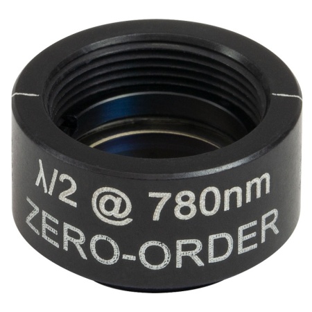 WPHSM05-780 - Полуволновая пластинка нулевого порядка, Ø1/2", резьба оправы: SM05, рабочая длина волны: 780 нм, Thorlabs WPHSM05-780 - Полуволновая пластинка нулевого порядка, Ø1/2", резьба оправы: SM05, рабочая длина волны: 780 нм, Thorlabs
