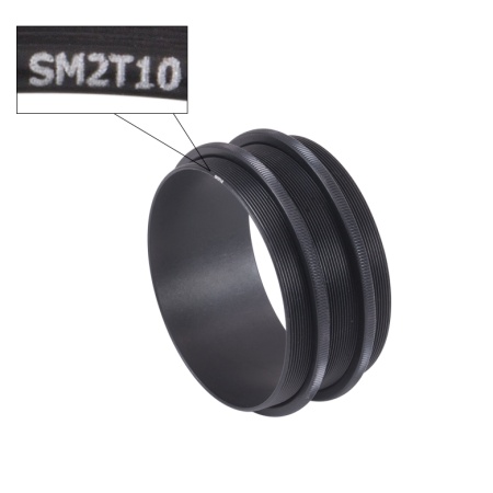 SM2T10 - Переходник для соединения элементов с резьбой SM2 (2.035"-40), внешняя резьба, ширина: 1", Thorlabs SM2T10 - Переходник для соединения элементов с резьбой SM2 (2.035"-40), внешняя резьба, ширина: 1", Thorlabs