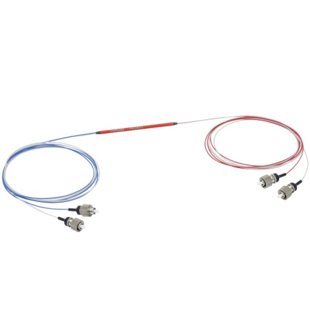 PN635R2F2 - Оптоволоконный разветвитель 2x2, тип волокна: PM, рабочий диапазон: 635 ± 15 нм, разделение сигнала: 90:10, PER: ≥18 дБ, разъемы: FC/PC, Thorlabs PN635R2F2 - Оптоволоконный разветвитель 2x2, тип волокна: PM, рабочий диапазон: 635 ± 15 нм, разделение сигнала: 90:10, PER: ≥18 дБ, разъемы: FC/PC, Thorlabs