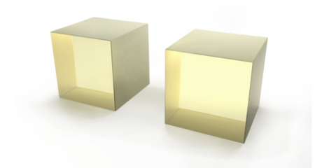 Кристалл Pr:YLF, Ø5 мм, длина: 6 мм, степень легирования: 0,5%, просветляющее покрытие: 440-444 нм + 500-700 нм, срез под прямым углом, Optogama