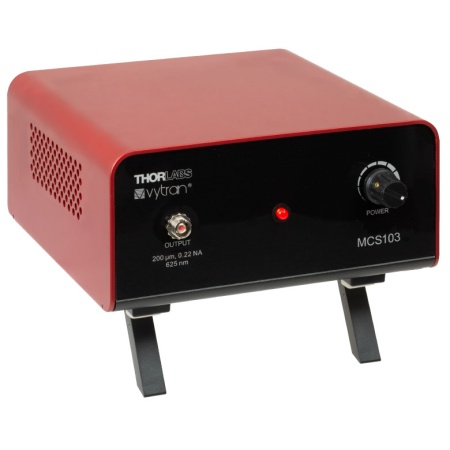 MCS103 - Источник излучения с плоской вершиной распределения интенсивности в дальнем поле, длина волны: 625 нм, сердцевина волокна: Ø200 мкм, Thorlabs MCS103 - Источник излучения с плоской вершиной распределения интенсивности в дальнем поле, длина волны: 625 нм, сердцевина волокна: Ø200 мкм, Thorlabs