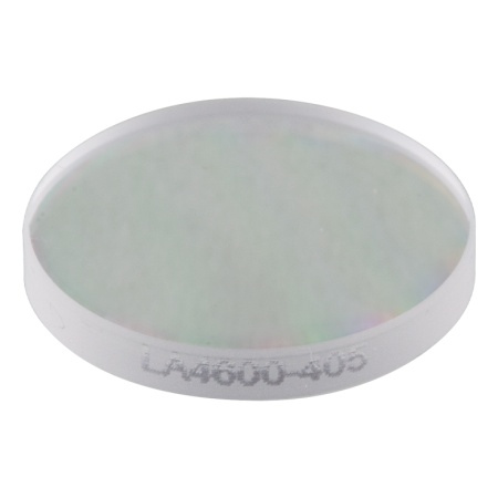LA4600-405 - Плоско-выпуклая линза, f = 100.0 мм, Ø1/2", материал: UVFS, покрытие: 405 нм, Thorlabs