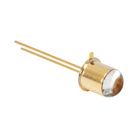 LED590L - Светодиод со стеклянной линзой, длина волны излучения: 590 нм, мин. мощность: 2 мВт, корпус: TO-18, Thorlabs