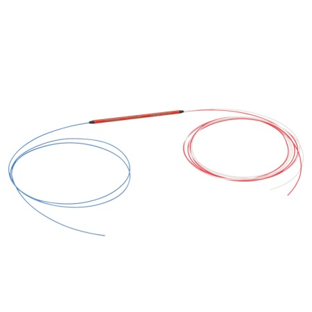 PFC1550HB - Сплавной разветвитель для работы с поляризованным излучением, рабочий диапазон: 1550 ± 15 нм, волокно: 2 PM волокна и 1 SM, без разъемов, Thorlabs