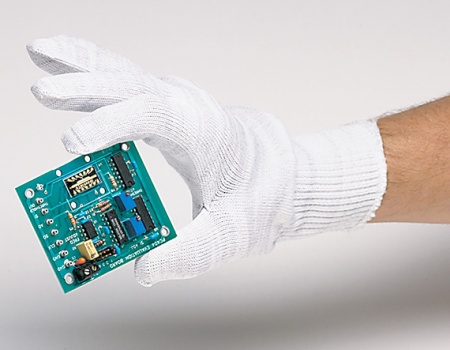 Тканевые перчатки: защита от электростатического разряда