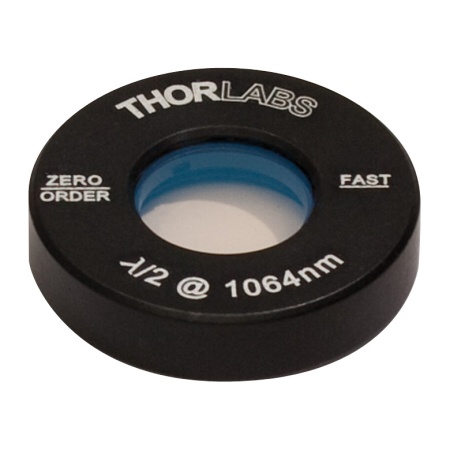 WPH05M-1064 - Полуволновая пластинка нулевого порядка, Ø1/2", оправа: Ø1", рабочая длина волны: 1064 нм, Thorlabs WPH05M-1064 - Полуволновая пластинка нулевого порядка, Ø1/2", оправа: Ø1", рабочая длина волны: 1064 нм, Thorlabs