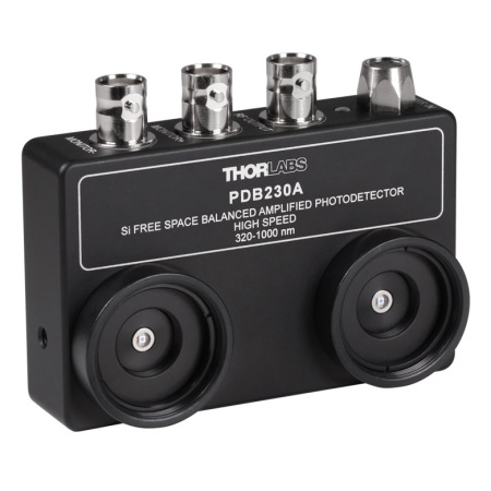 PDB230A - Балансный фотодетектор, свободный выход, Si фотодиоды, активная область: Ø0.8 мм, рабочий диапазон: 320-1000 нм, резьба: 8-32 и M4, Thorlabs PDB230A - Балансный фотодетектор, свободный выход, Si фотодиоды, активная область: Ø0.8 мм, рабочий диапазон: 320-1000 нм, резьба: 8-32 и M4, Thorlabs