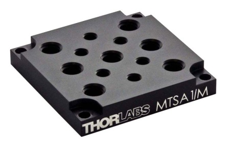 MTSA1/M - Монтажная пластина с отверстиями M6 и M4 для трансляторов MTS25 и MTS50, Thorlabs