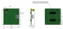 Плата J6 8×8 суммирующего усилителя для SiPM массива