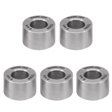 TR8M - Шайбы для регулирования высоты стержней, Ø1/2", толщина: 8 мм, 5 шт., Thorlabs