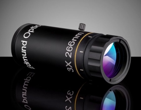 Расширитель лазерного пучка Vega™, расширение луча: 3X, покрытие для 266 нм, Edmund Optics