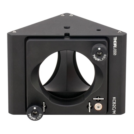KCB2C/M - Угловой кинематический держатель зеркал с отверстиями для стержней без резьбы, для каркасных систем: 60 мм, 2 порта с резьбой: SM2, крепления: M4 и M6, Thorlabs KCB2C/M - Угловой кинематический держатель зеркал с отверстиями для стержней без резьбы, для каркасных систем: 60 мм, 2 порта с резьбой: SM2, крепления: M4 и M6, Thorlabs